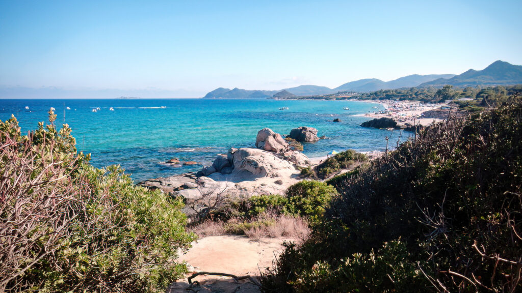 plage de Sardaigne, le rocher de la baleine