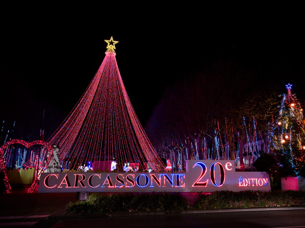 magie de noël à Carcassonne 2025
