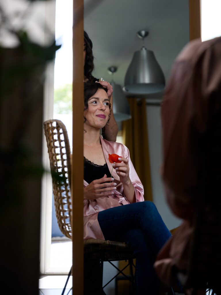 photo de la future mariée au Somail