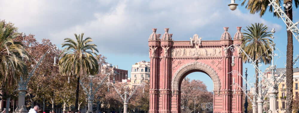 Esplanade de l'Arc de Triomphe Barcelone