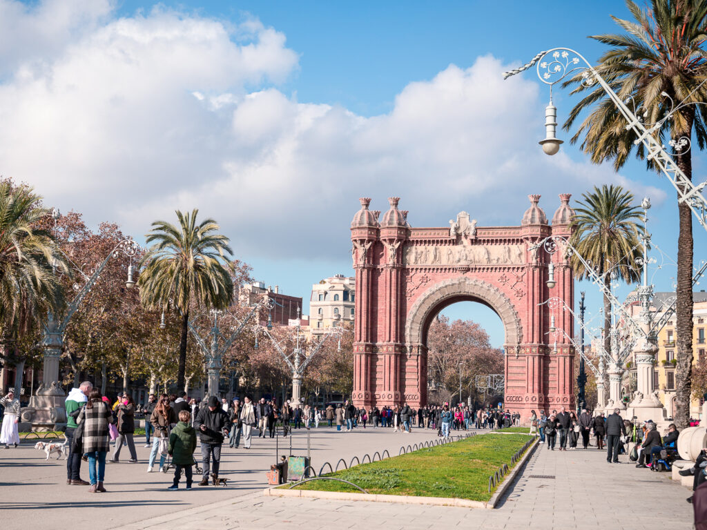 Esplanade de l'Arc de Triomphe Barcelone
