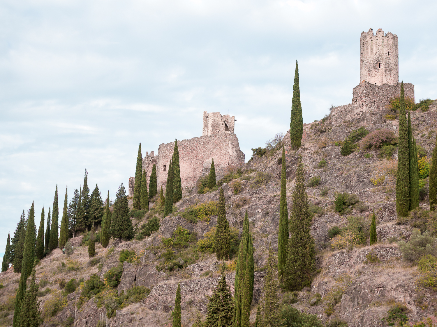 Chateaux de lastours, chateaux cathares Aude, tuto photo comment améliorer ses photos