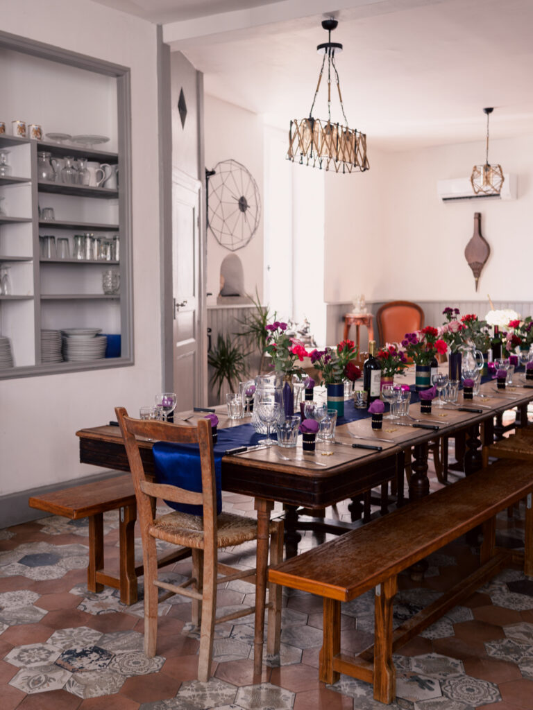 photos d'anniversaire, 50 ans de Tony dans un magnifique gîte à Villegailhenc