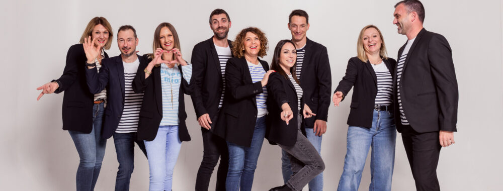 photos corporate studio shooting team building, portrait d'équipe