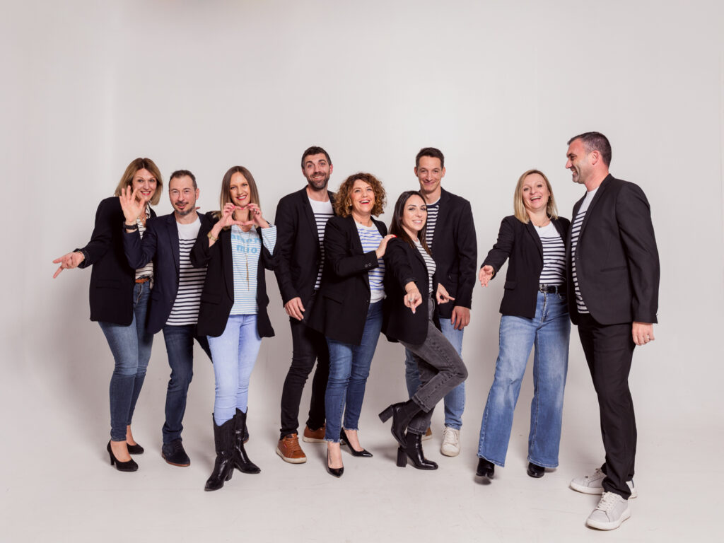 photos corporate studio shooting team building, portrait d'équipe
